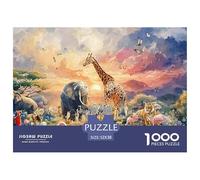 Sinoshow_24085_a_Vibrant_and_Colorful_Savannah_Scene_with_Vario_6dcd1ef3-ed2b-48e3-99a3-66fca50136c3_3 1000 Pièces Casse-tête Stimulant Et Éducatif Puzzle, Jeu Familial Anti-Stress, Jouets Familiaux