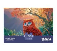 Sinoshow_24085_a_Vibrant_Red_Owl_with_Striking_Blue_Eyes_Convey_7f83136b-986c-436d-8f78-1b7a1ad83e37_1 1000 Pièces Casse-tête Stimulant Et Éducatif Jeu De Puzzle, Jouets Éducatifs Uniques Et Stimulan