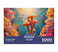 Sinoshow_24085_a_Vibrant_Underwater_Scene_with_Towering_mushroo_40ed189f-1b94-43e9-a564-a4c7db0de3bb_3 1000 Pièces Casse-tête Amusant, Stimulant Et Cérébral Puzzle, Cadeau De Noël Aux Images Éclatant