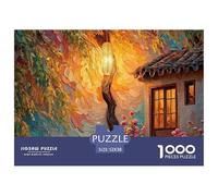 Sinoshow_24085_a_Wall_Lamp_Hangs_from_The_Eaves_of_an_Ancient_b_2c9d8836-edf3-415e-9e62-65122c4b3d5b_1 1000 Pièces Casse-tête Amusant, Stimulant Et Cérébral Jeu De Puzzle, Cadeau De Noël Aux Images É