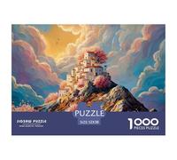 Sinoshow_24085_a_White_and_Blue_Palace_ATOP_The_Mountain_surrou_a303ae94-1990-4301-ba88-f5717f8e0e90_4 1000 Pièces Casse-tête Amusant, Stimulant Et Cérébral Puzzle, Cadeau De Noël Aux Images Éclatant