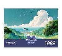 Sinoshow_24085_a_White_Cat_Walking_Along_The_Grass_a_Green_Mead_cbec4d0e-56af-47a3-b716-dd49b169b910_1 1000 Pièces Casse-tête Amusant, Stimulant Et Cérébral Jeu De Puzzle, Jouets Éducatifs Uniques Et