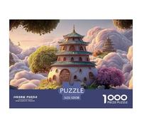 Sinoshow_24085_a_White_Palace_Floating_in_The_Sky_Surrounded_by_572a24e2-24c0-4b11-922b-1a72024325a3_1 1000 Pièces Casse-tête Stimulant Et Éducatif Puzzle, Jeu Familial Anti-Stress, Cadeaux D'anniver