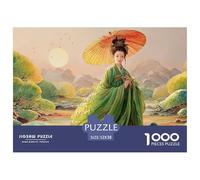 Sinoshow_24085_a_Woman_Wearing_a_Traditional_Chinese_Hanfu_dres_86cacaf4-c2a6-4d63-976b-168b00fa9e63_2 1000 Pièces Casse-tête Difficile, Dur, Quasi Impossible Puzzle, Jeu Familial Anti-Stress, Jouets