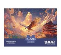 Sinoshow_24085_an_Eagle_soars_Over_The_Sea_Waves_Crashing_Again_487f8e17-c24b-4504-9346-f63fdcaddbd4_4 1000 Pièces Casse-tête Stimulant Et Éducatif Jeu De Puzzle, Jeu Familial Anti-Stress, Jouets Fam