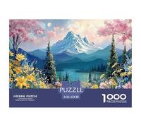 Sinoshow_24085_an_Enchanting_Scene_of_Mount_Rainier_in_Washingt_d57e4aef-ade6-4490-bdd3-8ae1f63704c2_2 1000 Pièces Casse-tête Amusant, Stimulant Et Cérébral Jeu De Puzzle, Cadeau De Noël Aux Images É