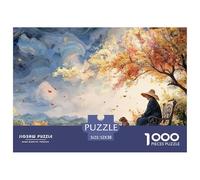 Sinoshow_24085_an_Old_Woman_Sits_on_an_Iron_Bench_Under_The_tre_09ab888d-4ee9-4fe7-922d-050728fb2307_1 1000 Pièces Puzzles Difficile, Dur, Quasi Impossible Puzzle, Jeu Familial Anti-Stress, Cadeaux D