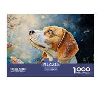 Sinoshow_24085_Beagle_Portrait_in_The_Style_of_Van_Gogh_Oil_pai_d7af81b6-ef93-4883-8a68-99bbc8c76405_4 1000 Pièces Puzzles Difficile, Dur, Quasi Impossible Jeu De Puzzle, Jouets Éducatifs Uniques Et
