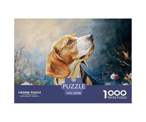 Sinoshow_24085_Beagle_Portrait_in_The_Style_of_Van_Gogh_Oil_pai_d7af81b6-ef93-4883-8a68-99bbc8c76405_3 1000 Pièces Puzzles Difficile, Dur, Quasi Impossible Jeu De Puzzle, Jouets Éducatifs Uniques Et