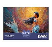 Sinoshow_24085_Beautiful_Mermaid_in_The_Moonlight_Stormy_Sea_ba_b48db646-c5c8-48e9-8e74-2a222b94dc9c_4 1000 Pièces Puzzles Difficile, Dur, Quasi Impossible Puzzle, Cadeau De Noël Aux Images Éclatante