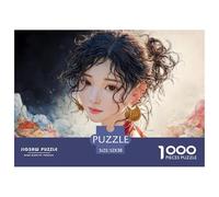 Sinoshow_24085_Beautiful_Young_Woman_with_Black_Hair_Half-Body__e78acda0-c561-423c-ba7e-3c10c012bb19_4 1000 Pièces Puzzles Difficile, Dur, Quasi Impossible Puzzle, Jouets Éducatifs Uniques Et Stimula