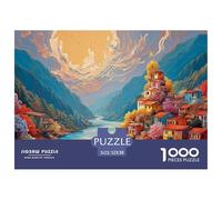 Sinoshow_24085_Chinese_Painting_Chinese_Landscape_Painting_of_t_717804af-2eaf-4701-a949-fb0bad4b8e34_4 1000 Pièces Puzzles Difficile, Dur, Quasi Impossible Puzzle, Jeu Familial Anti-Stress, Jouets FA