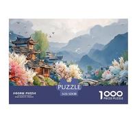 Sinoshow_24085_Chinese-Style_Houses_Small_Bridges_and_Flowing_w_e9608ce6-5f31-4163-bd78-f1817f90919d_4 1000 Pièces Casse-tête Difficile, Dur, Quasi Impossible Jeu De Puzzle, Cadeau De Noël Aux Images