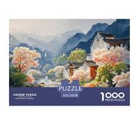 Sinoshow_24085_Chinese-Style_Houses_with_White_Walls_and_Black__4643f42f-9e2f-487d-98d8-fa0315c6e64f_2 1000 Pièces Casse-tête Difficile, Dur, Quasi Impossible Jeu De Puzzle, Cadeau De Noël Aux Images