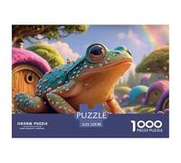 Sinoshow_24085_Colorful_Cute_Frog_Acrylic_Painting_in_The_Style_51ef1dc5-0b72-47d5-9af8-8544baed20dd_2 1000 Pièces Casse-tête Difficile, Dur, Quasi Impossible Jeu De Puzzle, Cadeau De Noël Aux Images