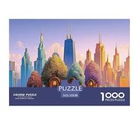Sinoshow_24085_Colorful_Watercolor_of_The_Chicago_Skyline_with__eef0fe13-4564-4d6a-a1b4-9f18d77e4442_1 1000 Pièces Casse-tête Stimulant Et Éducatif Puzzle, Jouets Éducatifs Uniques Et Stimulants,Stre