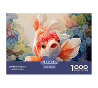 Sinoshow_24085_Cute_Little_Goldfish_Red_and_White_Background_wi_22405ec8-ec5c-4d6e-9049-10cdb2c3688e_1 1000 Pièces Casse-tête Difficile, Dur, Quasi Impossible Puzzle, Jeu Familial Anti-Stress, Jouets