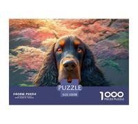 Sinoshow_24085_Illustration_of_an_Elegant_Black_and_Tan_Cocker__8fa350ee-63d2-440a-9a7c-2e223c77599c_3 1000 Pièces Casse-tête Difficile, Dur, Quasi Impossible Jeu De Puzzle, Cadeau De Noël Aux Images