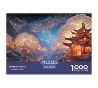 Sinoshow_24085_in_The_Blue_Night_Under_an_Umbrella_of_White_flo_40bb72de-143c-4d18-8660-fbeb3971ef2c_4 1000 Pièces Casse-tête Difficile, Dur, Quasi Impossible Puzzle, Jouets Éducatifs Uniques Et Stim