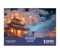 Sinoshow_24085_in_The_Blue_Night_Under_an_Umbrella_of_White_flo_40bb72de-143c-4d18-8660-fbeb3971ef2c_3 1000 Pièces Casse-tête Difficile, Dur, Quasi Impossible Puzzle, Jouets Éducatifs Uniques Et Stim