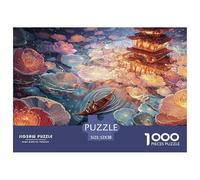 Sinoshow_24085_in_The_Center_of_an_Enchanting_Pond_Colorful_lot_3a57270b-2f6e-4b5d-9dc1-8c649731ea47_1 1000 Pièces Casse-tête Difficile, Dur, Quasi Impossible Puzzle, Jeu Familial Anti-Stress, Cadeau