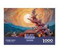 Sinoshow_24085_in_The_Moonlight_There_is_an_Old_House_in_Rural__9c378d8f-553b-4c15-bb6d-d7818a5faae7_1 1000 Pièces Casse-tête Amusant, Stimulant Et Cérébral Puzzle, Jeu Familial Anti-Stress, Jouets F