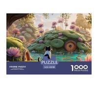 Sinoshow_24085_in_The_Pond_There_is_an_Oil_Painting_of_Lotus_Le_3dc29781-61aa-4fd1-acc7-dee59fb52576_1 1000 Pièces Casse-tête Stimulant Et Éducatif Jeu De Puzzle, Jeu Familial Anti-Stress, Jouets Fam