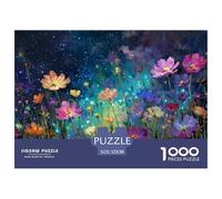 Sinoshow_24085_in_The_Starry_Sky_Wildflowers_Bloom_in 1add9ab5-47a4-4966-b841-8efebe0c10a6_2 1000 Pièces Casse-tête Difficile, Dur, Quasi Impossible Puzzle, Cadeau De Noël Aux Images Éclata