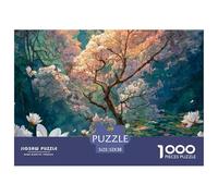 Sinoshow_24085_Ink_Painting_Flowers_of_White_gardenias_and_magn_5b1a88d9-ca69-4dff-8b87-40a6bd314182_2 1000 Pièces Casse-tête Difficile, Dur, Quasi Impossible Puzzle, Jouets Éducatifs Uniques Et Stim