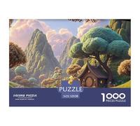 Sinoshow_24085_Landscape_Illustration_in_The_Style_of_Tradition_afe2468c-a435-49be-b58b-10ed646d6dcc_2 1000 Pièces Casse-tête Difficile, Dur, Quasi Impossible Puzzle, Cadeau De Noël Aux Images Éclata