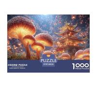 Sinoshow_24085_Mushrooms_Growing_on_Mossy_Ground_Macro_photogra_a206adca-004b-47ca-ab82-735803bf1524_2 1000 Pièces Casse-tête Difficile, Dur, Quasi Impossible Puzzle, Jeu Familial Anti-Stress, Cadeau