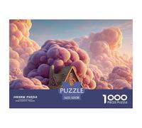 Sinoshow_24085_Pink_Sky_Pink_Clouds_a_House_in_The_Middle_of_th_65413691-64cf-467f-b275-ede9d1828210_2 1000 Pièces Casse-tête Stimulant Et Éducatif Jeu De Puzzle, Jeu Familial Anti-Stress, Jouets Fam