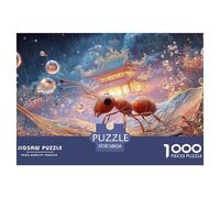 Sinoshow_24085_Pixar-Style_Ant_Under_a_Leaf_in_The_Rain_Cute_ch_968b5010-1173-42ac-8825-7f79b2a1c423_4 1000 Pièces Casse-tête Stimulant Et Éducatif Puzzle, Cadeau De Noël Aux Images Éclatantes, Cadea