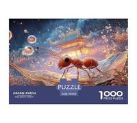 Sinoshow_24085_Pixar-Style_Ant_Under_a_Leaf_in_The_Rain_Cute_ch_968b5010-1173-42ac-8825-7f79b2a1c423_4 1000 Pièces Casse-tête Difficile, Dur, Quasi Impossible Jeu De Puzzle, Cadeau De Noël Aux Images