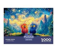 Sinoshow_24085_Pixar-Style_Cartoon_of_Two_Parrots_with_Wild_hai_5129012f-2cdb-459b-90a4-41b31142b64e_4 1000 Pièces Puzzles Stimulant Et Éducatif Puzzle, Jouets Éducatifs Uniques Et Stimulants,Stress