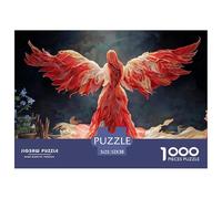 Sinoshow_24085_Red_Angel_Paper_Quilling_kirigami-Style_Art_Dark_ba9f142f-f989-4d7b-afb1-84eb4d6b0587_2 1000 Pièces Puzzles Difficile, Dur, Quasi Impossible Jeu De Puzzle, Jeu Familial Anti-Stress, Jo