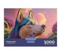 Sinoshow_24085_Siberian_Husky_in_The_Style_of_Pop_Art_Vector_il_7f11ea6e-f715-467f-80c1-4eeb0f4fbc54_2 1000 Pièces Casse-tête Difficile, Dur, Quasi Impossible Jeu De Puzzle, Cadeau De Noël Aux Images