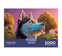 Sinoshow_24085_Siberian_Husky_in_The_Style_of_Pop_Art_Vector_il_7f11ea6e-f715-467f-80c1-4eeb0f4fbc54_4 1000 Pièces Casse-tête Stimulant Et Éducatif Puzzle, Cadeau De Noël Aux Images Éclatantes, Cadea