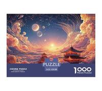 Sinoshow_24085_Sunrise_Over_The_Clouds_with_The_Sun_and_Moon_in_8efd0784-9493-47c7-8faf-e8d8505ac8fa_1 1000 Pièces Casse-tête Stimulant Et Éducatif Jeu De Puzzle, Jeu Familial Anti-Stress, Jouets Fam