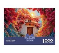 Sinoshow_24085_The_Entrance_of_The_House_is_Covered_with_Pink_a_51d2f83a-5506-4f5d-85dc-8736d0d3b1e5_1 1000 Pièces Puzzles Difficile, Dur, Quasi Impossible Jeu De Puzzle, Jouets Éducatifs Uniques Et