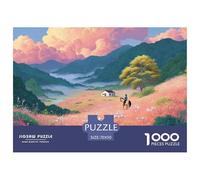 Sinoshow_24085_The_Green_Grassland_is_Surrounded_by_Rolling_HIL_99a18ad1-4dd2-46c3-ac9e-b921b96a59e9_2 (1) 1000 Pièces Casse-tête Difficile, Dur, Quasi Impossible Puzzle, Jouets Éducatifs Uniques Et