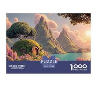 Sinoshow_24085_The_Setting_Sun_Shines_on_The_Green_Mountains_an_95248dee-3845-4d42-a174-79c248f5e75d_4 1000 Pièces Casse-tête Difficile, Dur, Quasi Impossible Jeu De Puzzle, Jeu Familial Anti-Stress,