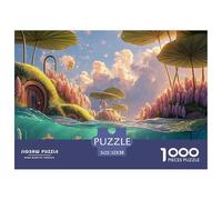 Sinoshow_24085_The_Water_Surface_is_Sparkling_and_There_are_GRE_f0abb43d-6e82-436a-9500-d54cbced8bc2_2 1000 Pièces Casse-tête Stimulant Et Éducatif Puzzle, Cadeau De Noël Aux Images Éclatantes, Jouet