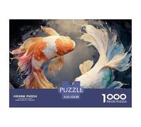 Sinoshow_24085_Two_Black_and_White_Fish_Swimming_in_The_Same_di_5bf83ee6-60c7-4368-8a4f-d16af149b029_4 1000 Pièces Casse-tête Amusant, Stimulant Et Cérébral Puzzle, Jeu Familial Anti-Stress, Cadeaux