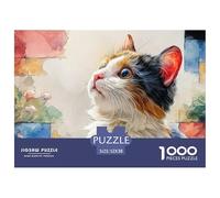 Sinoshow_24085_Vector_Drawing_of_a_Cute_Cat_on_a_Background_Wit_749b8d6c-7dcc-435d-acdb-fb5ceeb3bb37_2 1000 Pièces Casse-tête Amusant, Stimulant Et Cérébral Jeu De Puzzle, Jouets Éducatifs Uniques Et