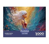 Sinoshow_24085_White-Haired_Girl_in_Red_and_White_Armor_Silver__c5e27b84-f5ec-477f-b007-6abc66580804_2 1000 Pièces Puzzles Difficile, Dur, Quasi Impossible Puzzle, Jouets Éducatifs Uniques Et Stimula