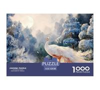 Sinoshow_24085_White_Snowflakes_Shimmer_in_The_Moonlight_castin_91cc8ed6-bb41-4b1a-85f0-bf13a9661227_1 1000 Pièces Puzzles Difficile, Dur, Quasi Impossible Jeu De Puzzle, Jouets Éducatifs Uniques Et