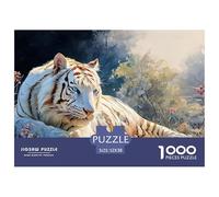 Sinoshow_24085_White_Tiger_White_Fur_Blue_Eyes_Lying_in_The_GRA_50aa4ef3-2a18-4947-b956-b9b0fa1a9a90_1 1000 Pièces Puzzles Difficile, Dur, Quasi Impossible Puzzle, Jouets Éducatifs Uniques Et Stimula