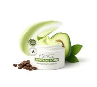 Sinoz Avocado Bomb Crème Contour des Yeux - Anti-Cernes & Anti-Poches pour Femme & Homme - Avocat, Caféine & Peptides Matrixyl 3000 - Hydratation Intense & Regard Lissé - 15 ml