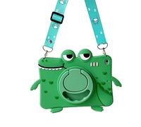 SINQERISHT Étui pour tablette Samsung Galaxy Tab A 2019 8" (SM-T290/SM-T295) Smart Cover avec support pivotant à 360 °/poignée /bandoulière Coque en silicone antichoc Motif dinosaure 3D Vert